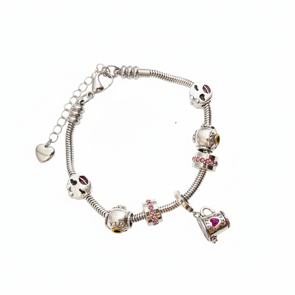 Bracelet Charme Café & Cœur