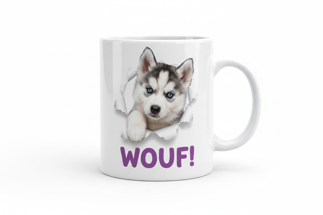 Mug "WOUF !" Réglisse & Cie