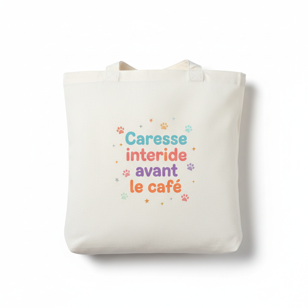 Tote Bag Jazz - Caresse interdite avant le café