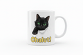 Mug "Chalut !" Chat Noir Réaliste - Réglisse & Cie