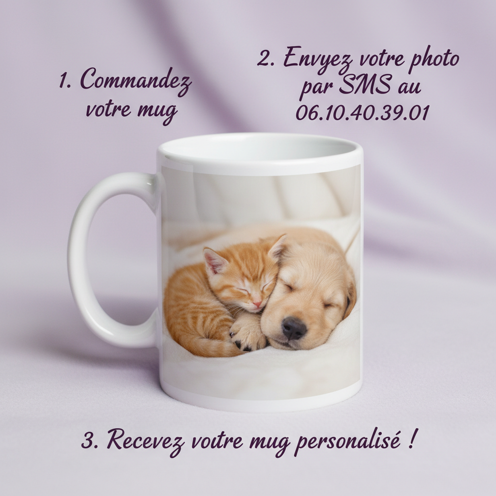 Mug personnalisé - Photo de votre choix