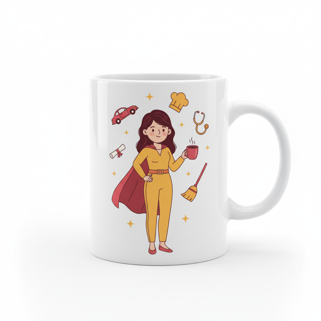 Mug Maman - Super Héroïne