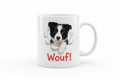 Mug "Wouf !" Border Collie - Réglisse & Cie