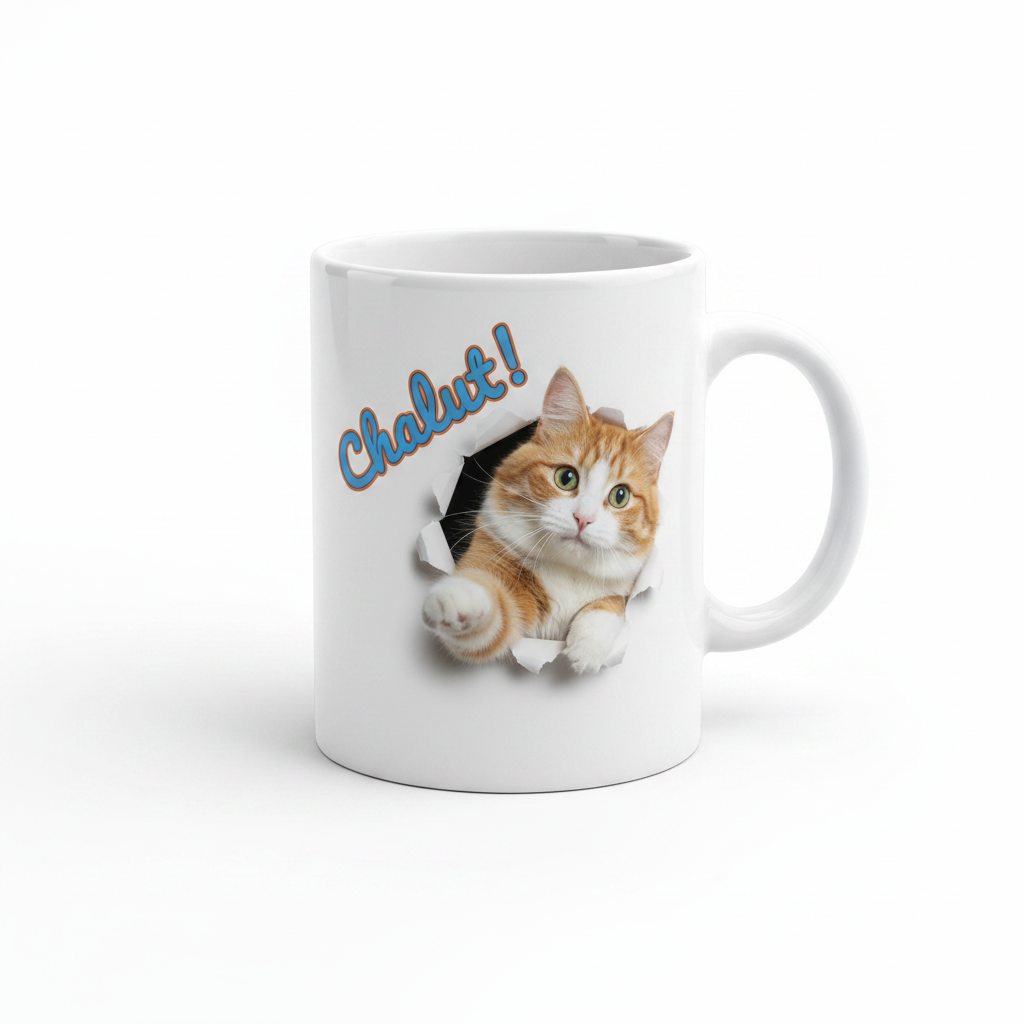 mug chat roux