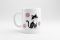 Mug Chat Rose & Pâquerettes