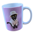 Mug Chat Fashion Fond Rose