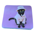 Tapis de souris Chat Fashion Fond Violet